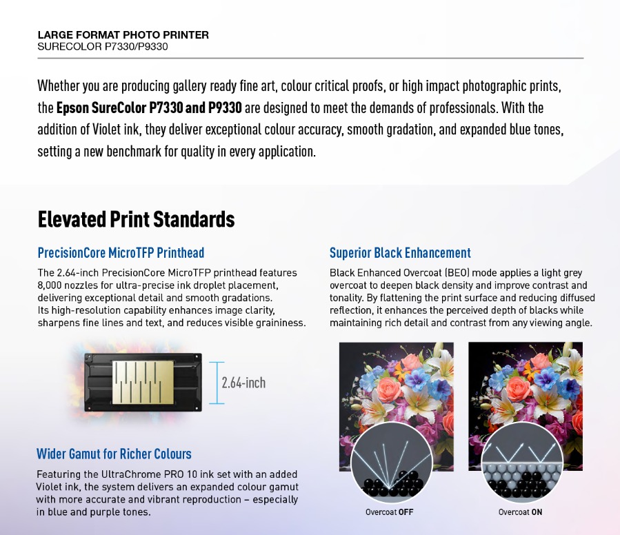 Epson SureColor P9330 Photo & Digital Proof