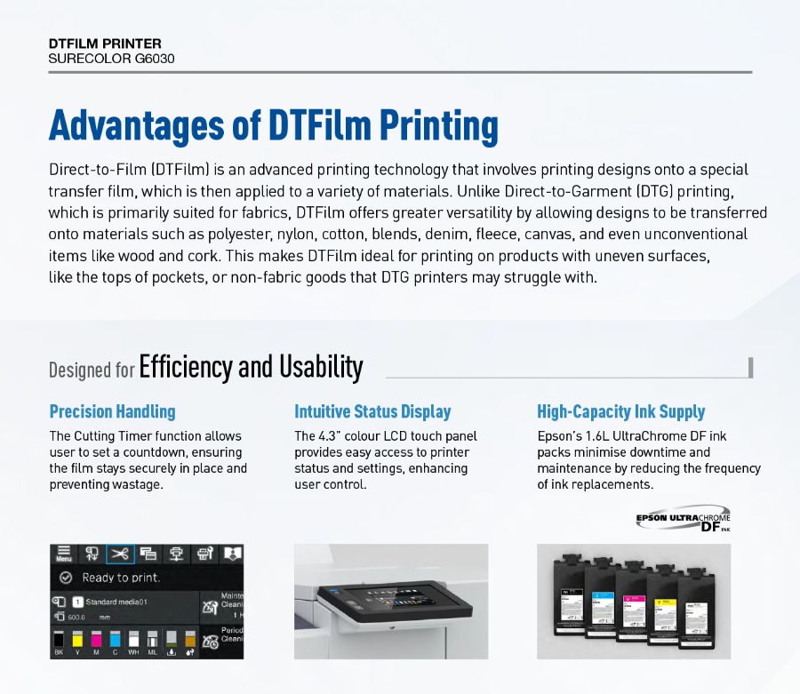 Epson SureColor G6030 DTFilm 